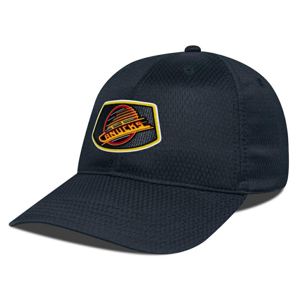 Vancouver Canucks Levelwear Retro Skylight Matrix Adjustable Hat - Black | US 201398308