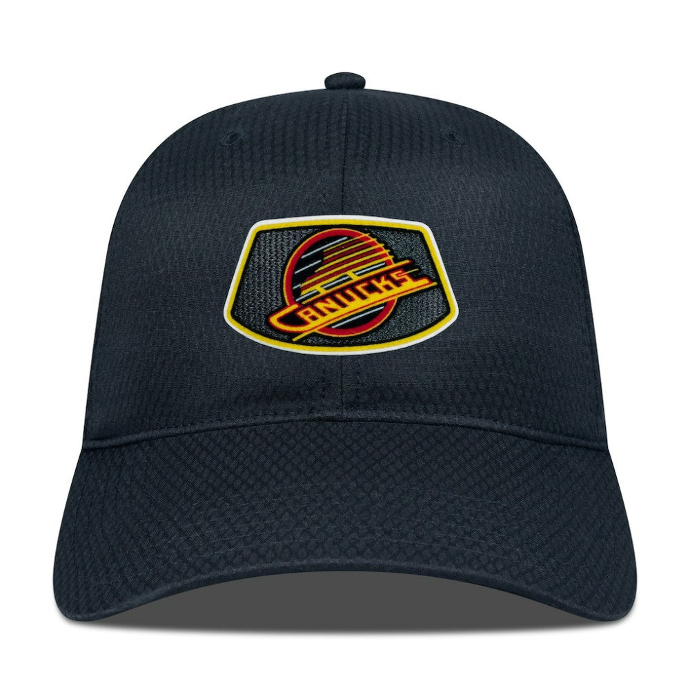 Vancouver Canucks Levelwear Retro Skylight Matrix Adjustable Hat - Black | US 201398308
