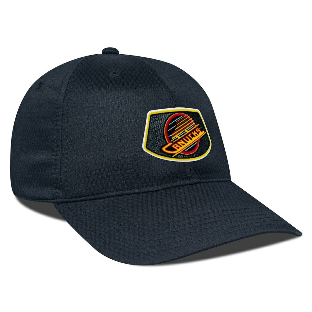 Vancouver Canucks Levelwear Retro Skylight Matrix Adjustable Hat - Black | US 201398308