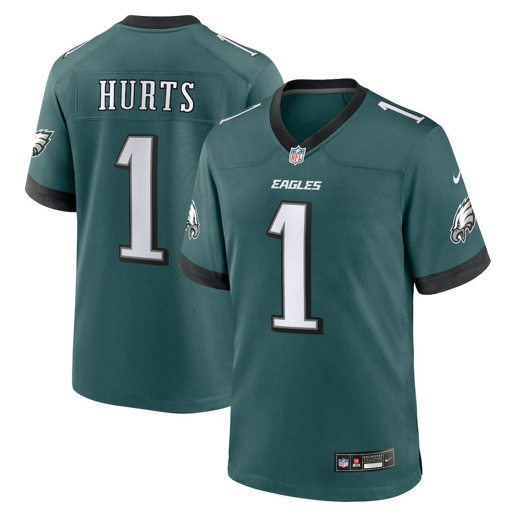 Jalen Hurts Philadelphia Eagles Team Game Jersey - Midnight Green Jerseys