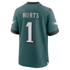 Jalen Hurts Philadelphia Eagles Team Game Jersey - Midnight Green Jerseys