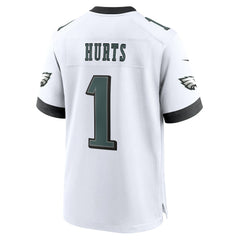 Jalen Hurts Philadelphia Eagles White Game Jersey - White Jerseys
