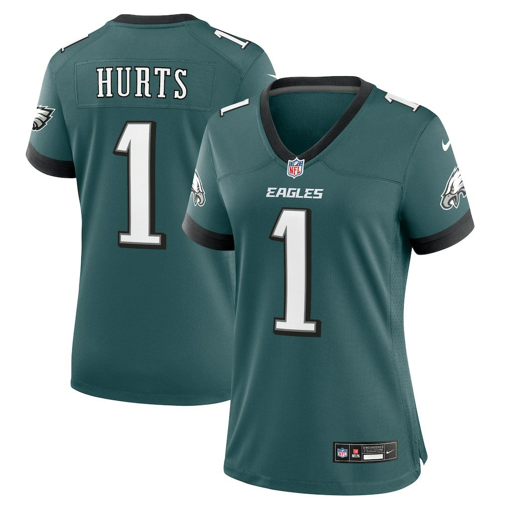 Jalen Hurts Philadelphia Eagles Women's Team Game Jersey - Midnight Green Jerseys