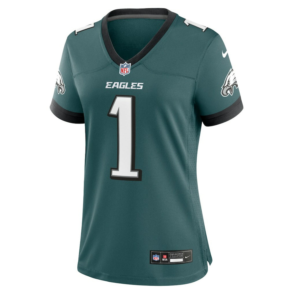 Jalen Hurts Philadelphia Eagles Women's Team Game Jersey - Midnight Green Jerseys