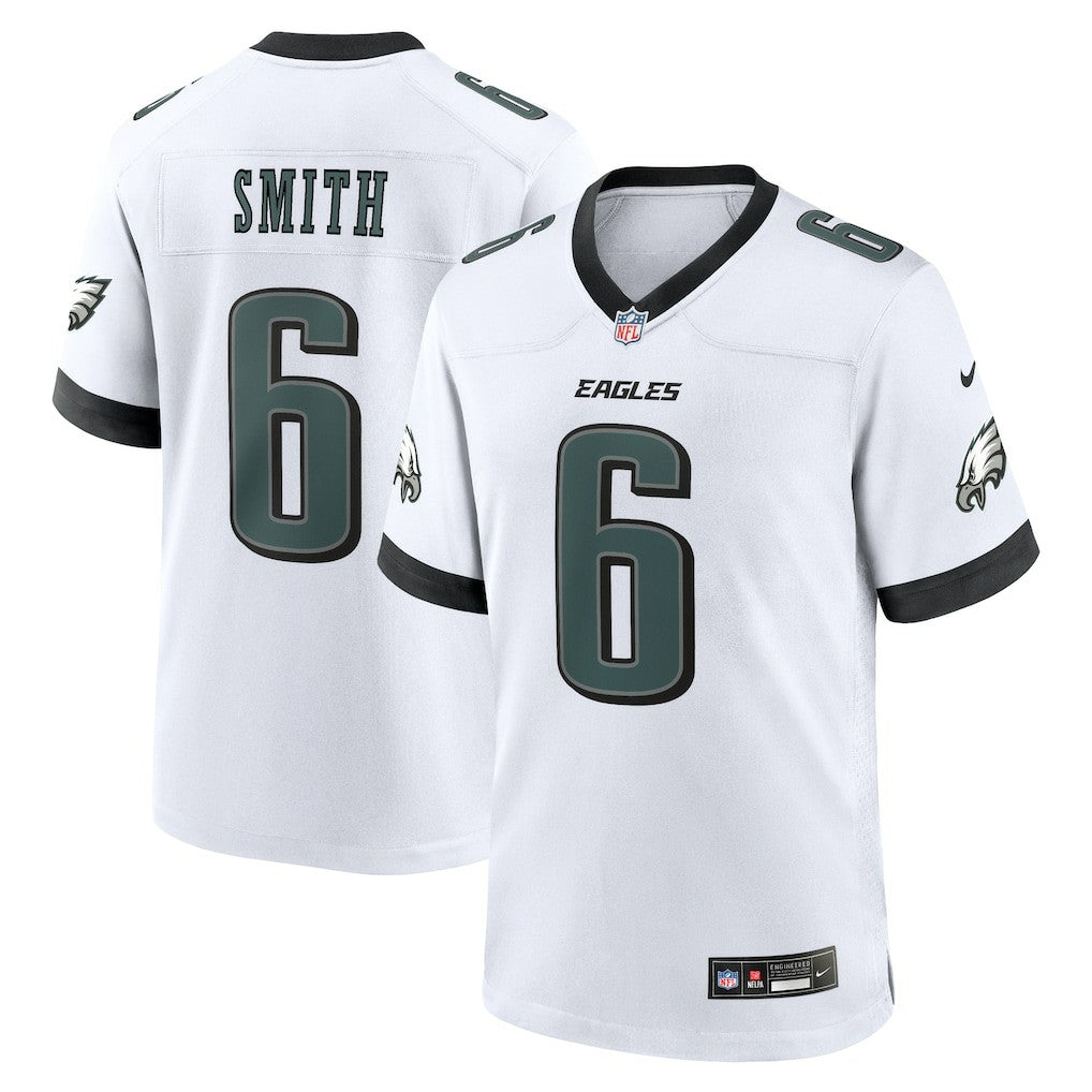 DeVonta Smith Philadelphia Eagles White Game Jersey - White Jerseys