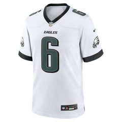 DeVonta Smith Philadelphia Eagles White Game Jersey - White Jerseys