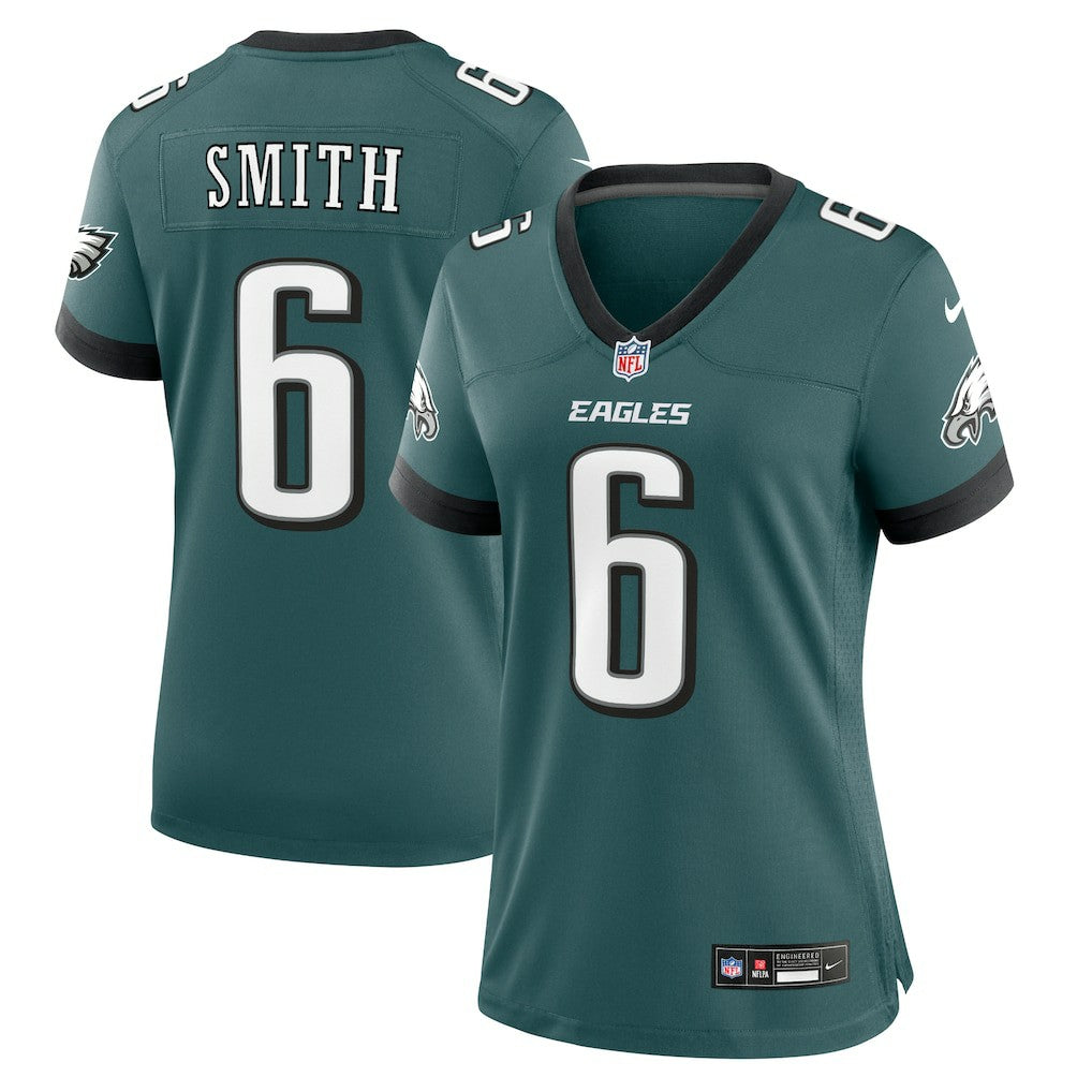 DeVonta Smith Philadelphia Eagles Women's Team Game Jersey - Midnight Green Jerseys