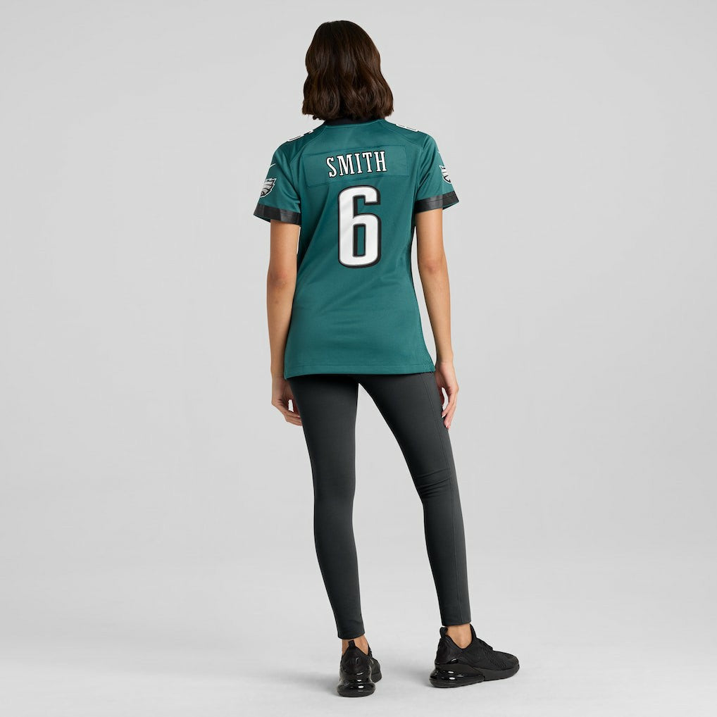 DeVonta Smith Philadelphia Eagles Women's Team Game Jersey - Midnight Green Jerseys
