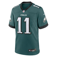 A.J. Brown Philadelphia Eagles Team Game Jersey - Midnight Green Jerseys