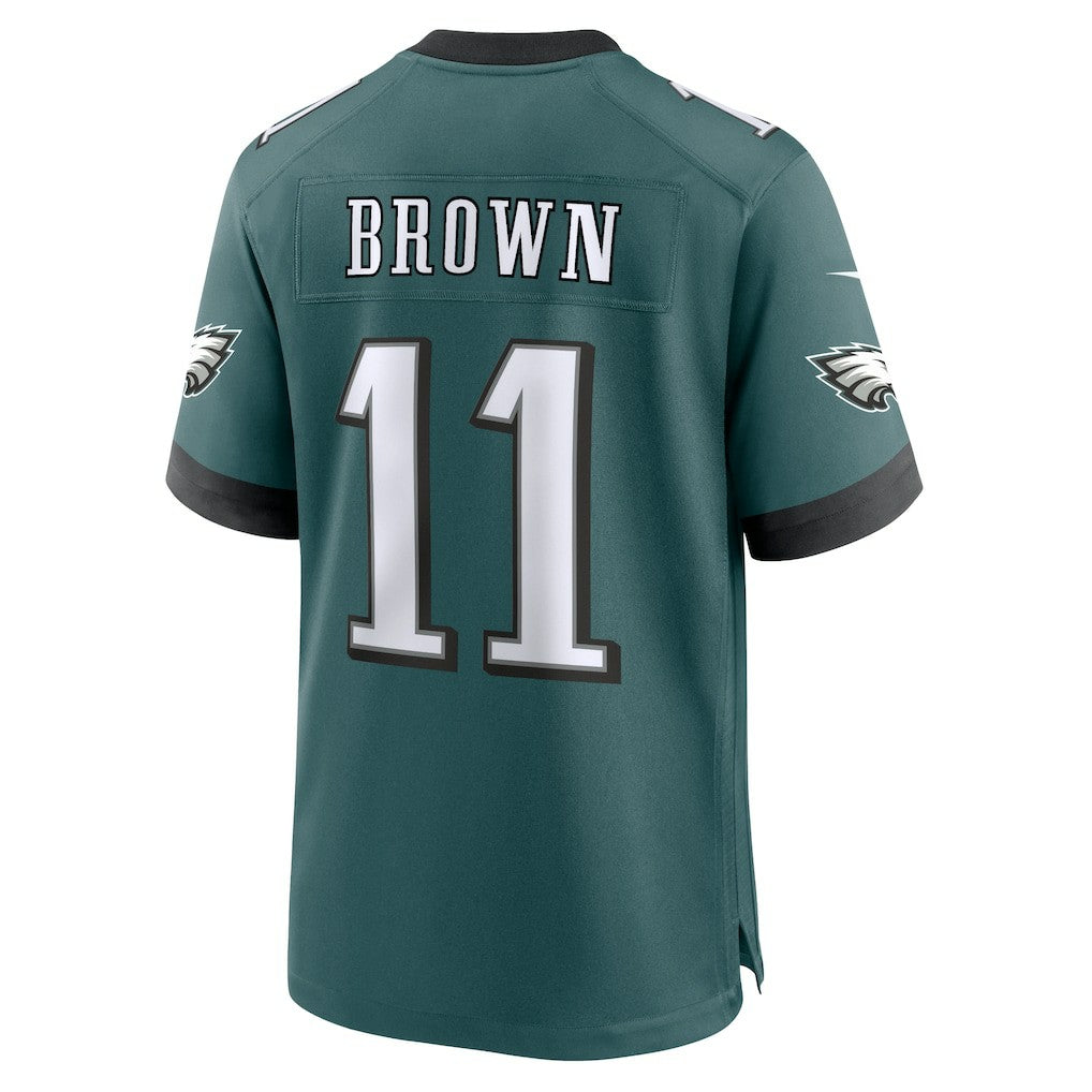 A.J. Brown Philadelphia Eagles Team Game Jersey - Midnight Green Jerseys