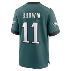 A.J. Brown Philadelphia Eagles Team Game Jersey - Midnight Green Jerseys