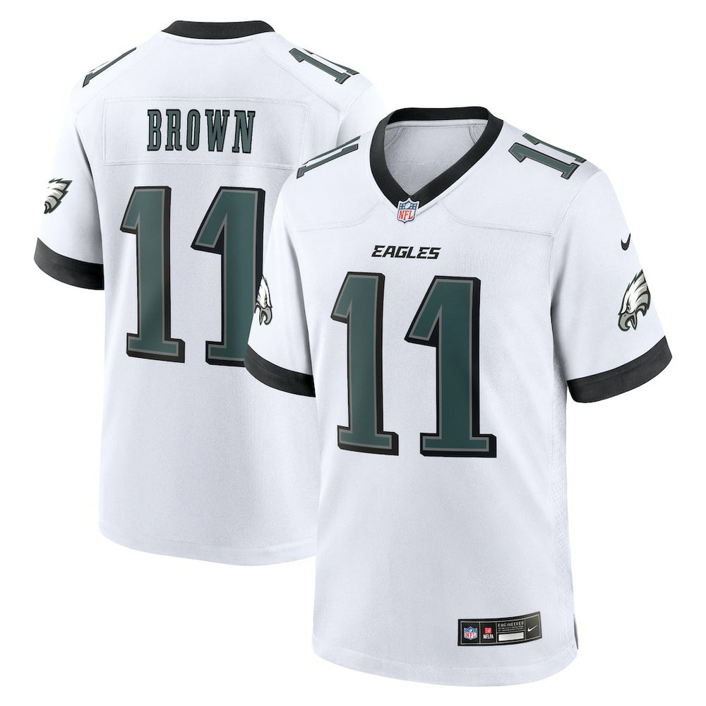 A.J. Brown Philadelphia Eagles White Game Jersey - White Jerseys