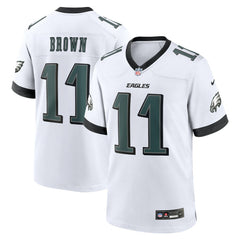 A.J. Brown Philadelphia Eagles White Game Jersey - White Jerseys