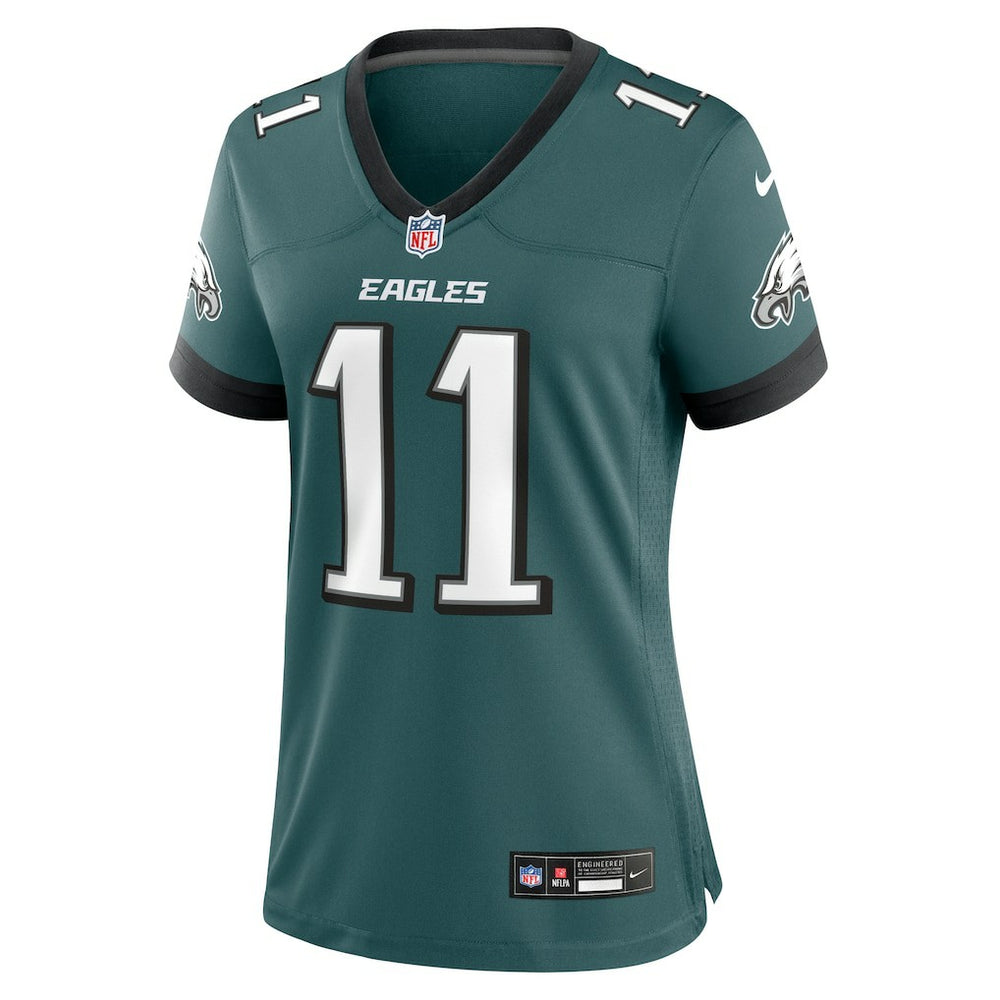 A.J. Brown Philadelphia Eagles Women's Team Game Jersey - Midnight Green Jerseys