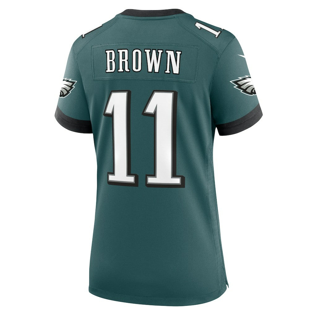 A.J. Brown Philadelphia Eagles Women's Team Game Jersey - Midnight Green Jerseys
