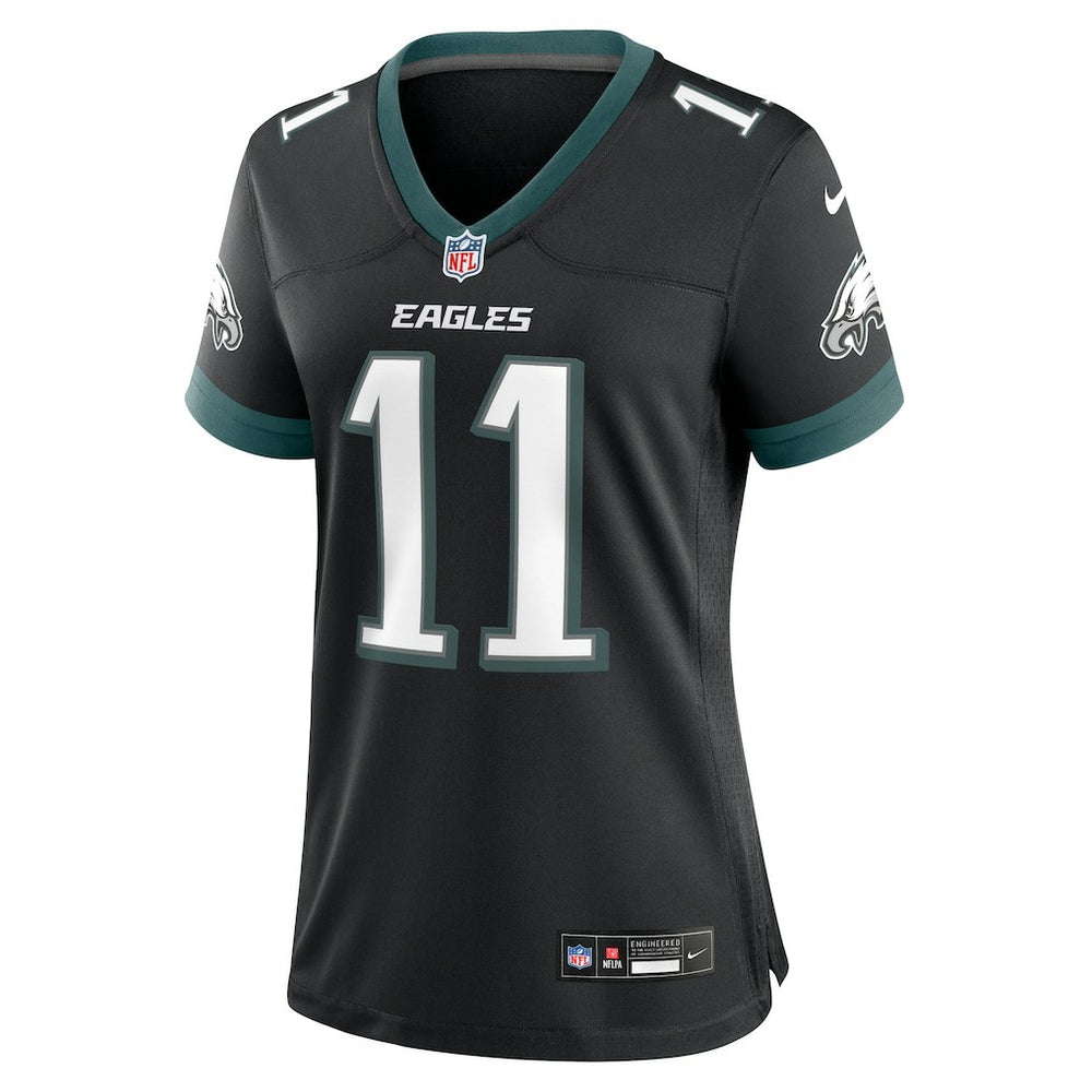 A.J. Brown Philadelphia Eagles Women's Alternate Game Jersey - Black Jerseys