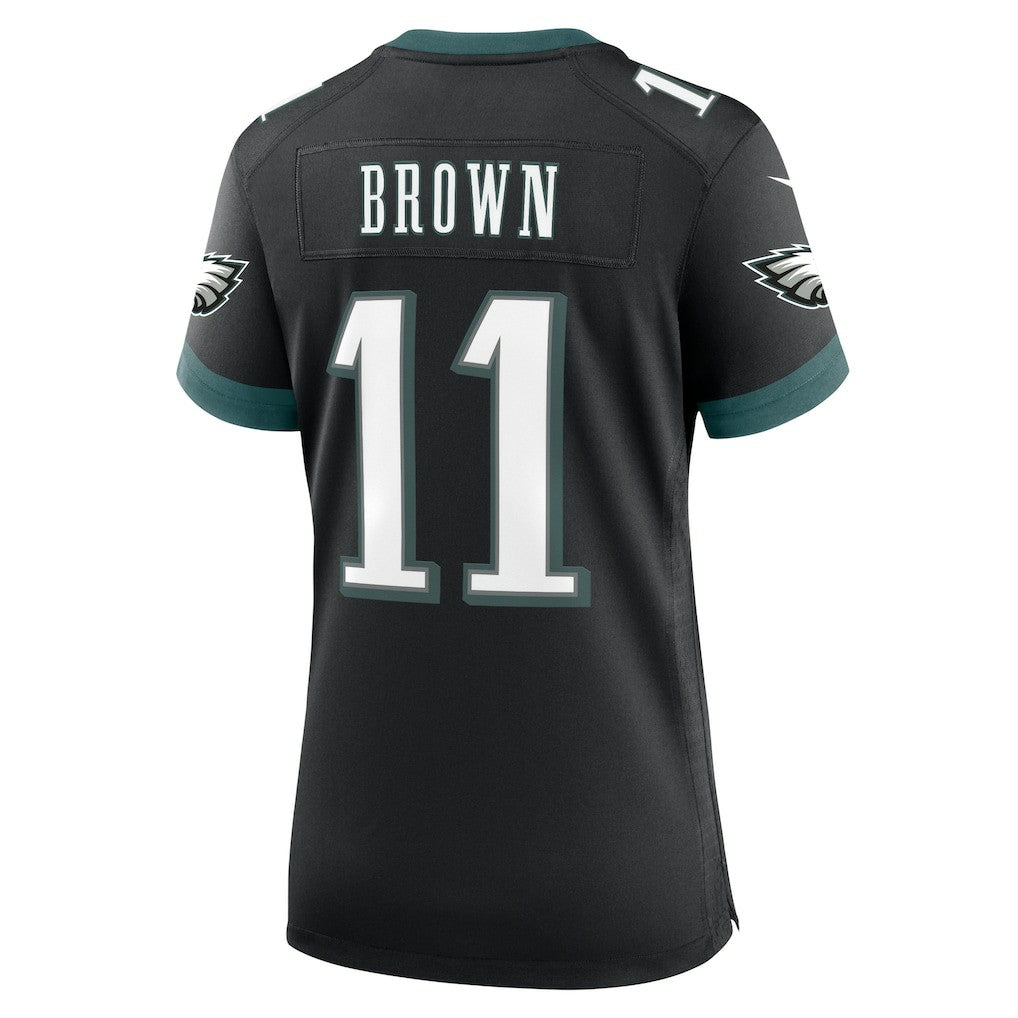 A.J. Brown Philadelphia Eagles Women's Alternate Game Jersey - Black Jerseys