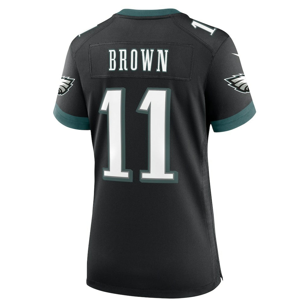 A.J. Brown Philadelphia Eagles Women's Alternate Game Jersey - Black Jerseys