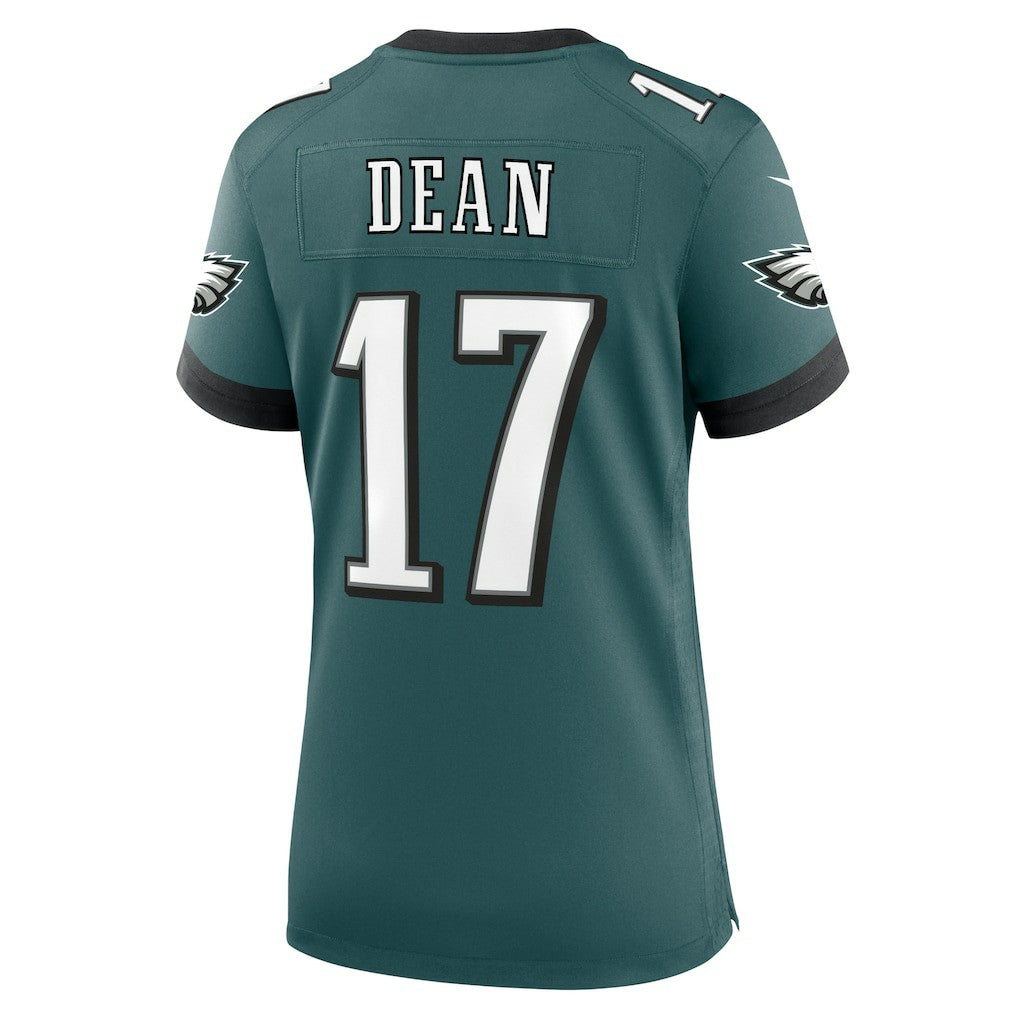 Nakobe Dean Philadelphia Eagles Women's Team Game Jersey - Midnight Green Jerseys