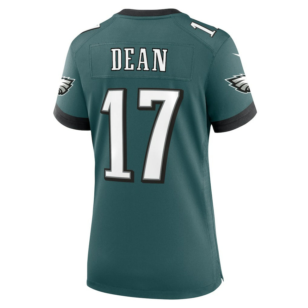 Nakobe Dean Philadelphia Eagles Women's Team Game Jersey - Midnight Green Jerseys