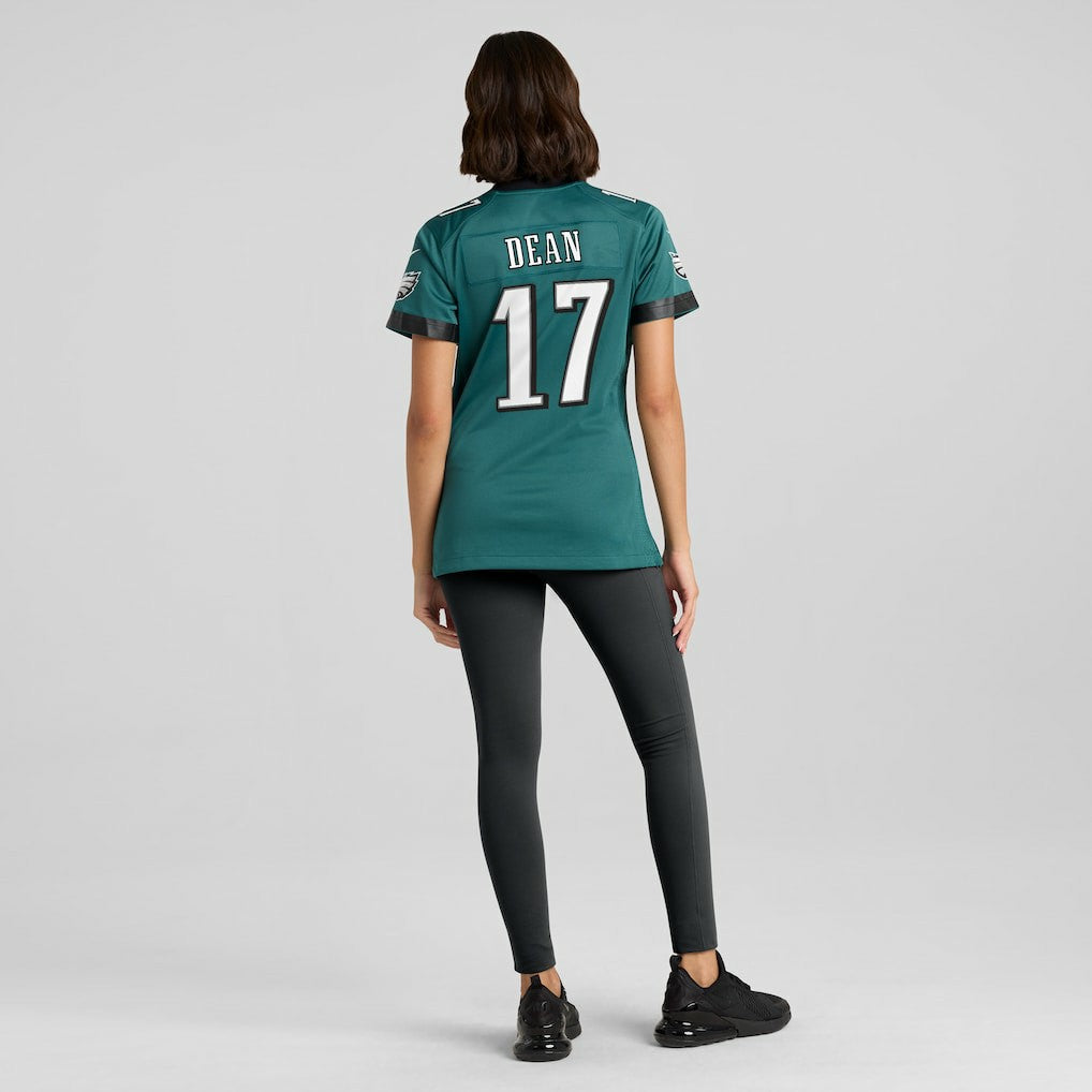 Nakobe Dean Philadelphia Eagles Women's Team Game Jersey - Midnight Green Jerseys