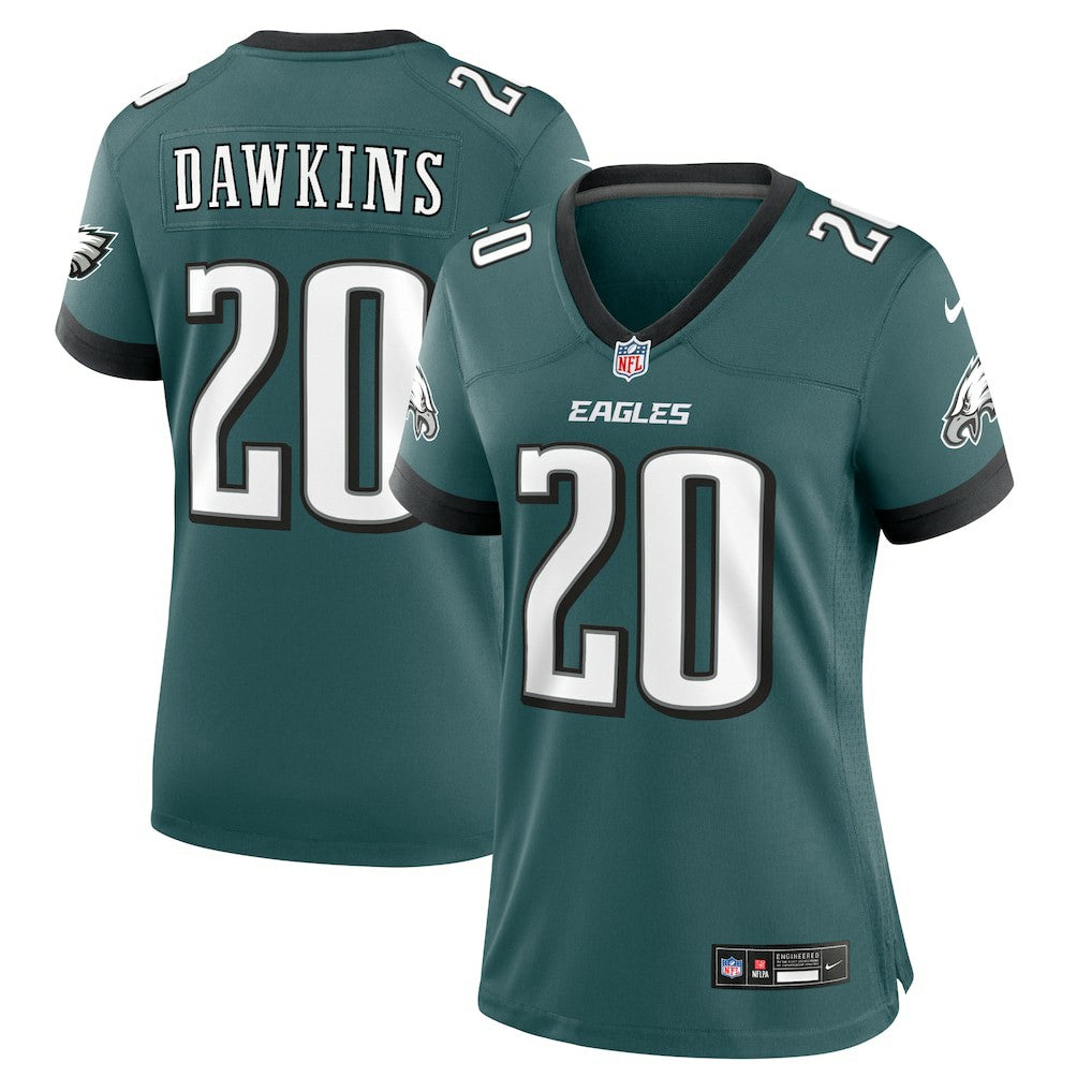 Brian Dawkins Philadelphia Eagles Women's Retired Player Game Jersey - Midnight Green Jerseys