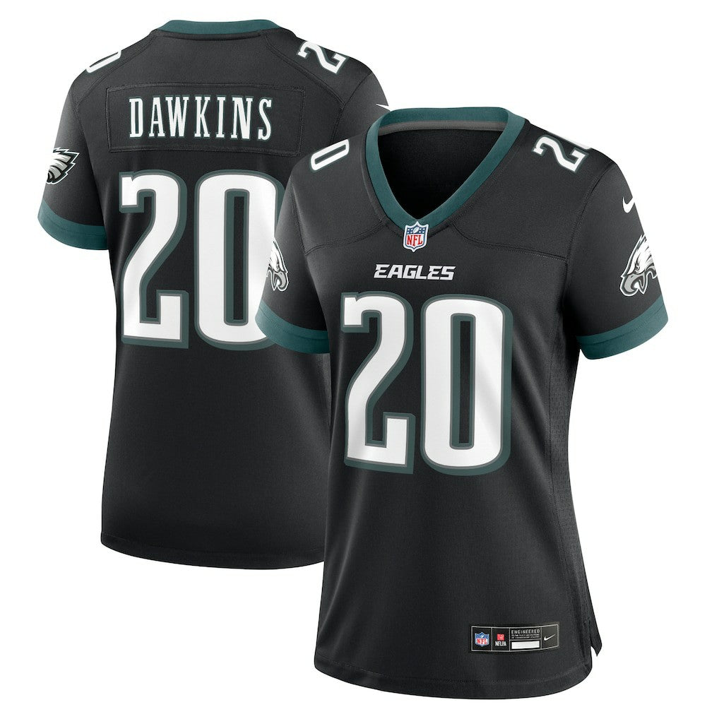 Brian Dawkins Philadelphia Eagles Women's Alternate Game Jersey - Black Jerseys