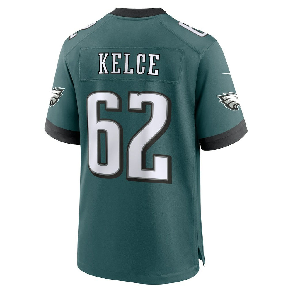 Jason Kelce Philadelphia Eagles Team Game Jersey - Midnight Green Jerseys
