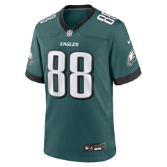 Dallas Goedert Philadelphia Eagles Team Game Jersey - Midnight Green Jerseys