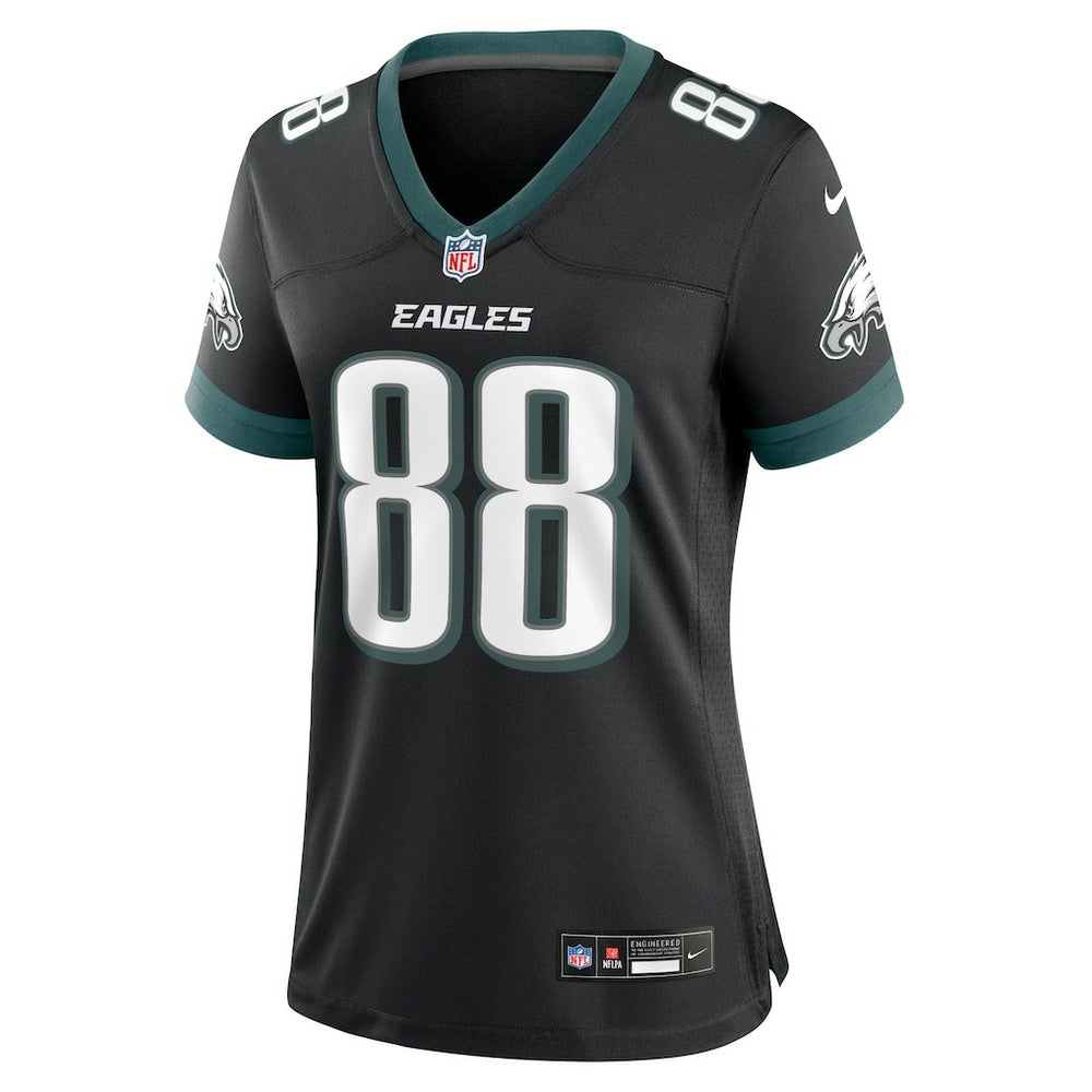 Dallas Goedert Philadelphia Eagles Women's Alternate Game Jersey - Black Jerseys
