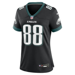Dallas Goedert Philadelphia Eagles Women's Alternate Game Jersey - Black Jerseys