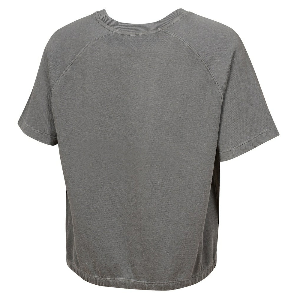 Philadelphia Eagles Women's Mineral Wash Short Sleeve Top - Gray Tops