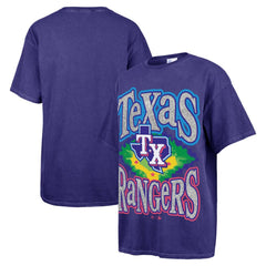 Texas Rangers '47 Women's Flashing Lights Boyfriend T-Shirt - Navy T-shirts