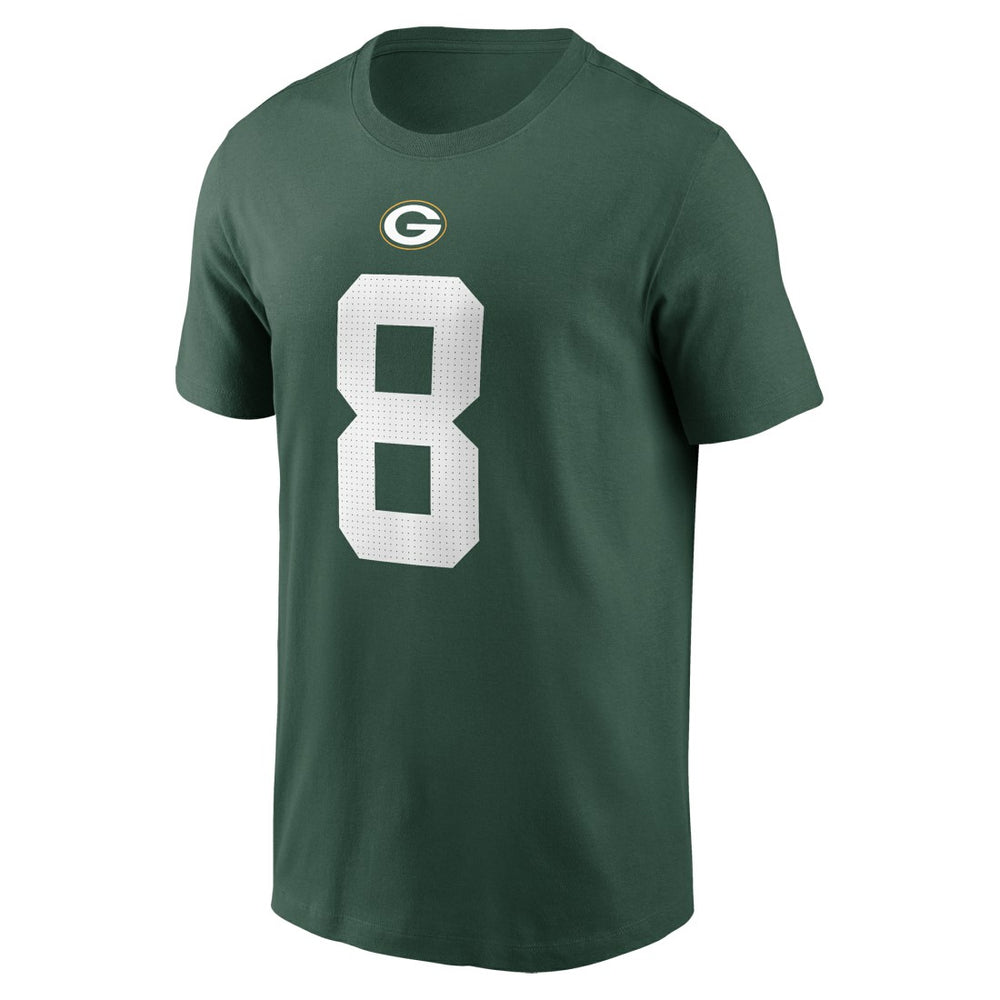 Josh Jacobs Green Bay Packers Player Name & Number T-Shirt - Green T-shirts