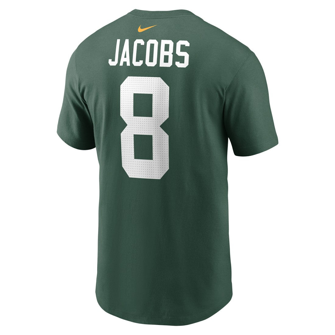 Josh Jacobs Green Bay Packers Player Name & Number T-Shirt - Green T-shirts
