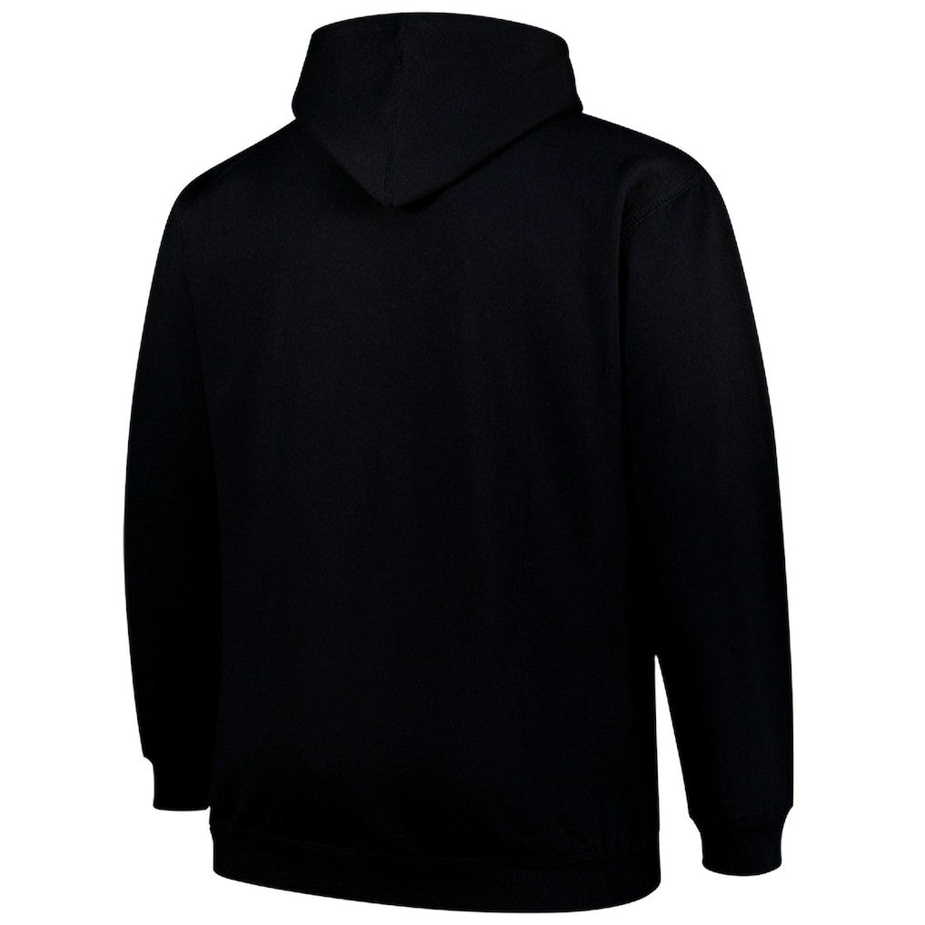 Chicago Bears Big & Tall Pop Pullover Hoodie - Black Hoodies