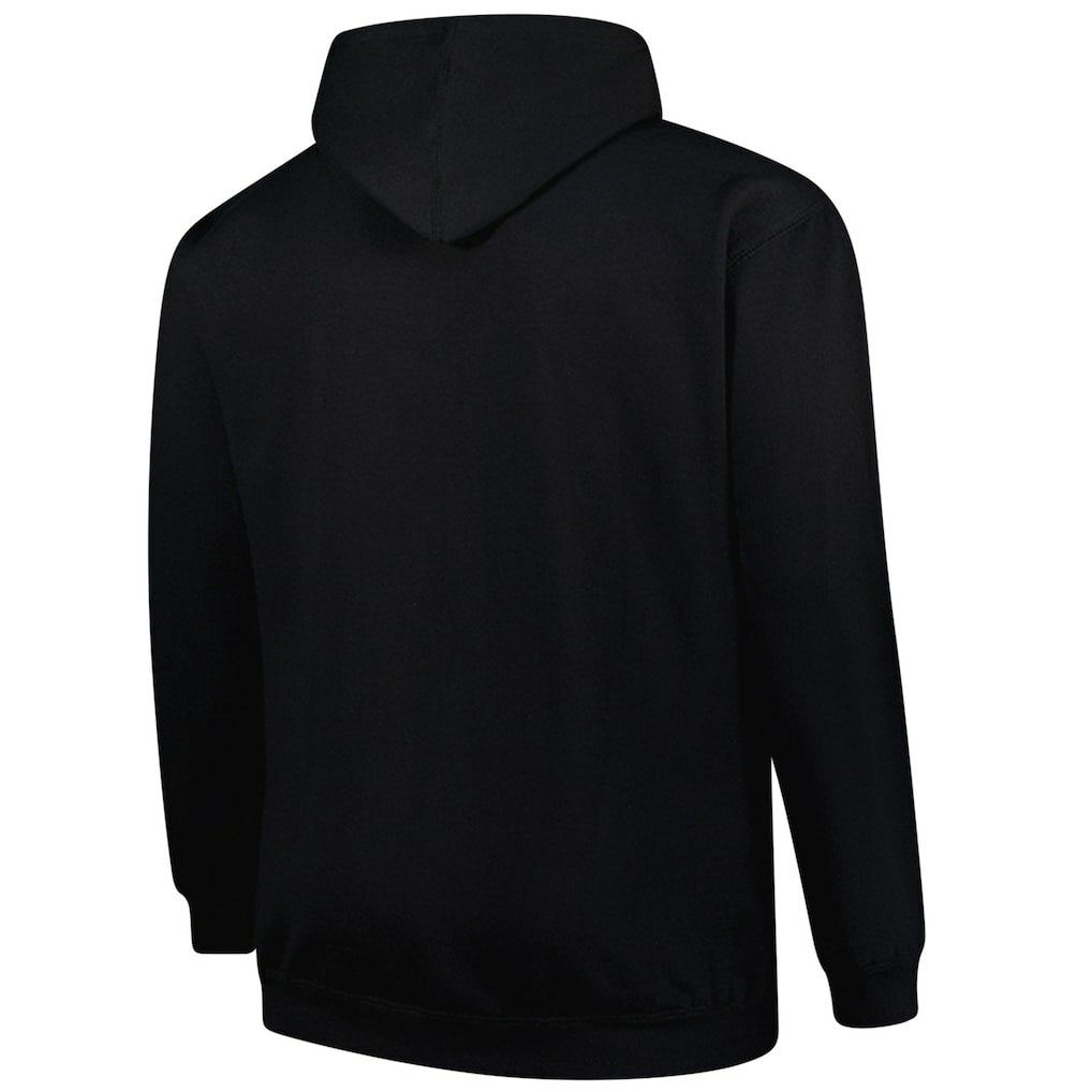Carolina Panthers Big & Tall Pop Pullover Hoodie - Black Hoodies