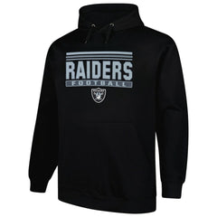 Las Vegas Raiders Big & Tall Pop Pullover Hoodie - Black Hoodies