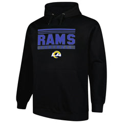 Los Angeles Rams Big & Tall Pop Pullover Hoodie - Black Hoodies