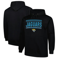 Jacksonville Jaguars Big & Tall Pop Pullover Hoodie - Black Hoodies