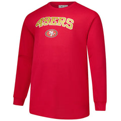 San Francisco 49ers Big & Tall Thermal Long Sleeve T-Shirt - Scarlet T-shirts