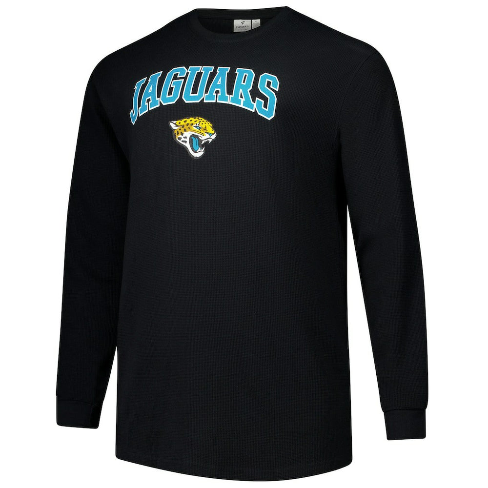 Jacksonville Jaguars Big & Tall Thermal Long Sleeve T-Shirt - Black T-shirts