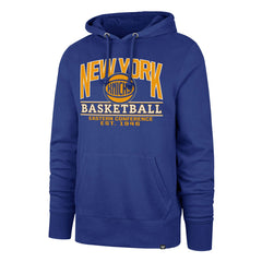 New York Knicks '47 Big & Tall Good Call Headline Pullover Hoodie Blue - 47 brand
