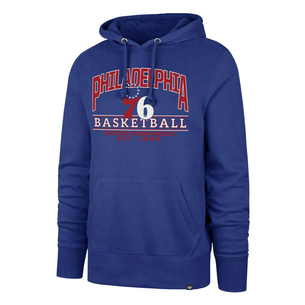 Philadelphia 76ers '47 Big & Tall Good Call Headline Pullover Hoodie Royal - 47 brand