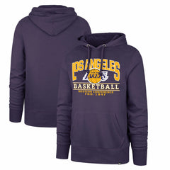 Los Angeles Lakers '47 Big & Tall Good Call Headline Pullover Hoodie Purple - 47 brand