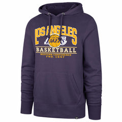 Los Angeles Lakers '47 Big & Tall Good Call Headline Pullover Hoodie Purple - 47 brand