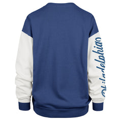 Philadelphia 76ers '47 Women's Plus Size Oversized Rise Andie Pullover Sweatshirt Royal - 47 brand