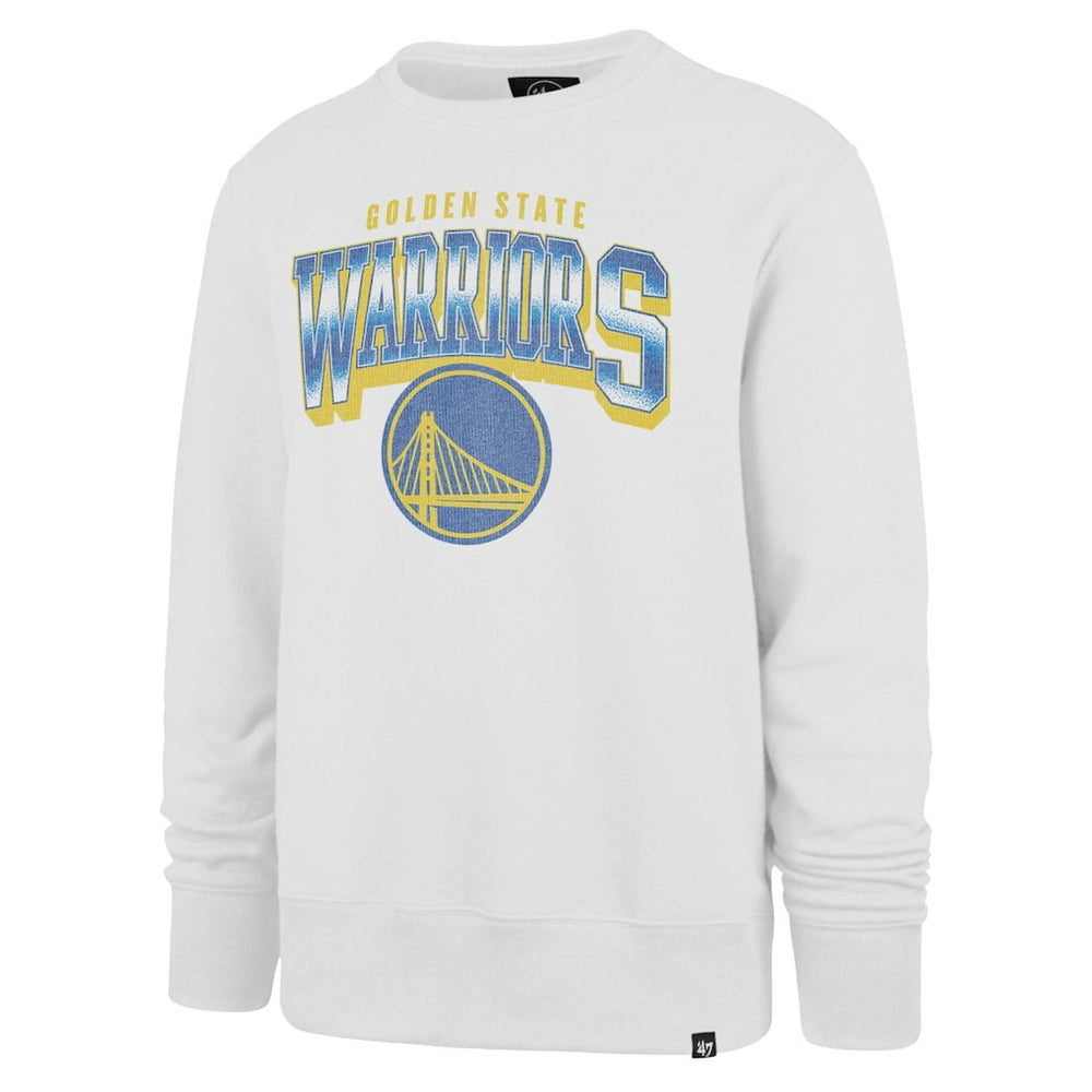 Golden State Warriors '47 Big & Tall Spotlight Headline Pullover Sweatshirt Cream - 47 brand