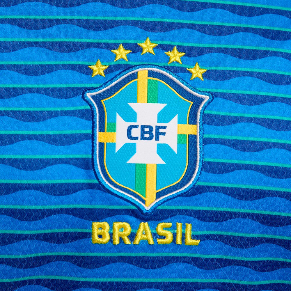Neymar Jr. Brazil National Team Women's 2024 Away Stadium Replica Player Jersey – Blue - Nike on sale