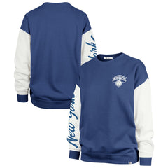 New York Knicks '47 Women's Rise Andie Oversized Pullover Sweatshirt Blue - 47 brand